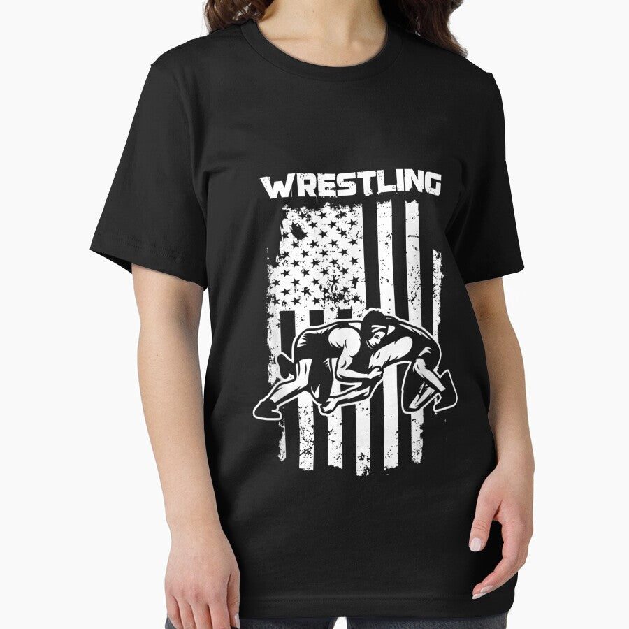 Usa Flag Wrestling Wrestler Martial Arts Sport Gift by idabry