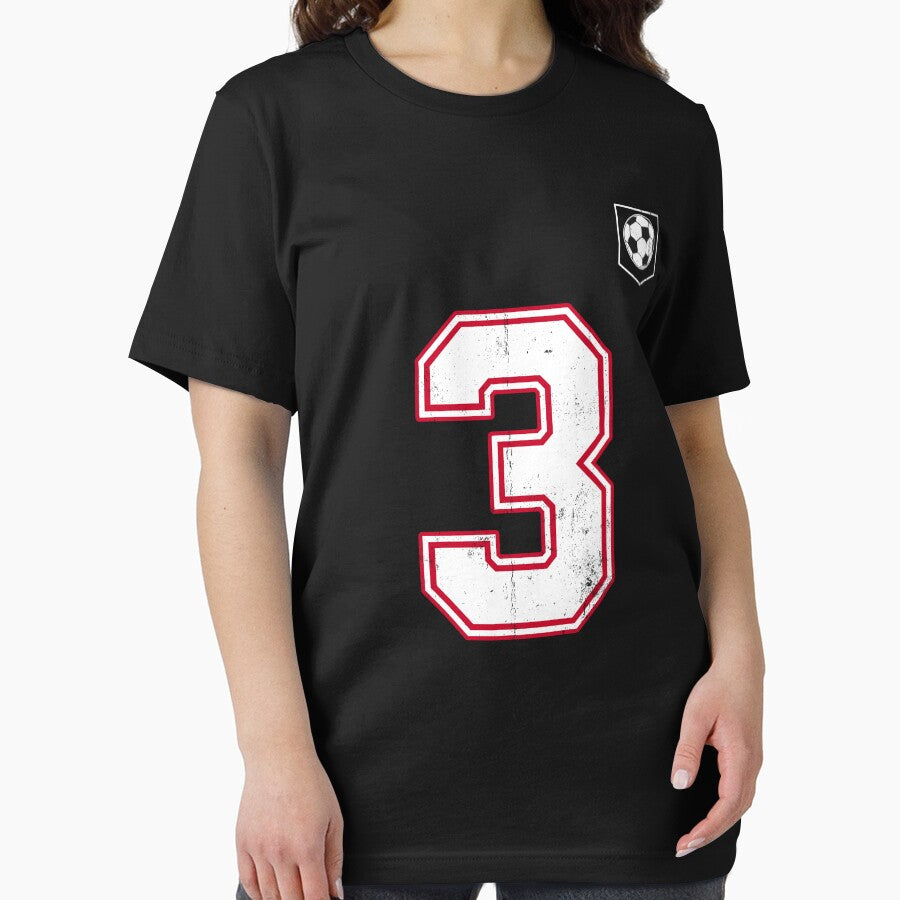 Soccer player Jersey number 3 Soccer Fans by BernoNickel