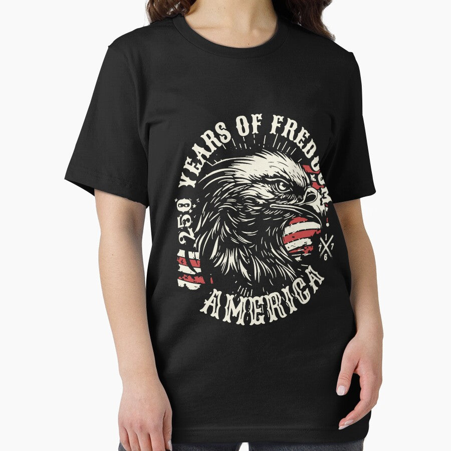 Vintage American Eagle, 250 Years of Freedom Patriotic USA by RamneekFraty