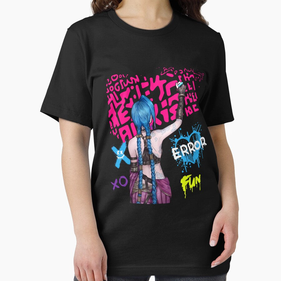 Jinx Arcane Graphic Style by HaloHop
