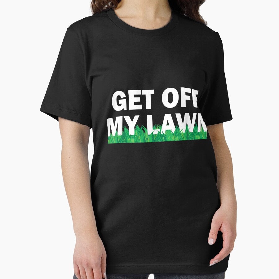 Get Off My Lawn Quote T-shirt, Get Off My Lawn Quote Stickers by krooslistO
