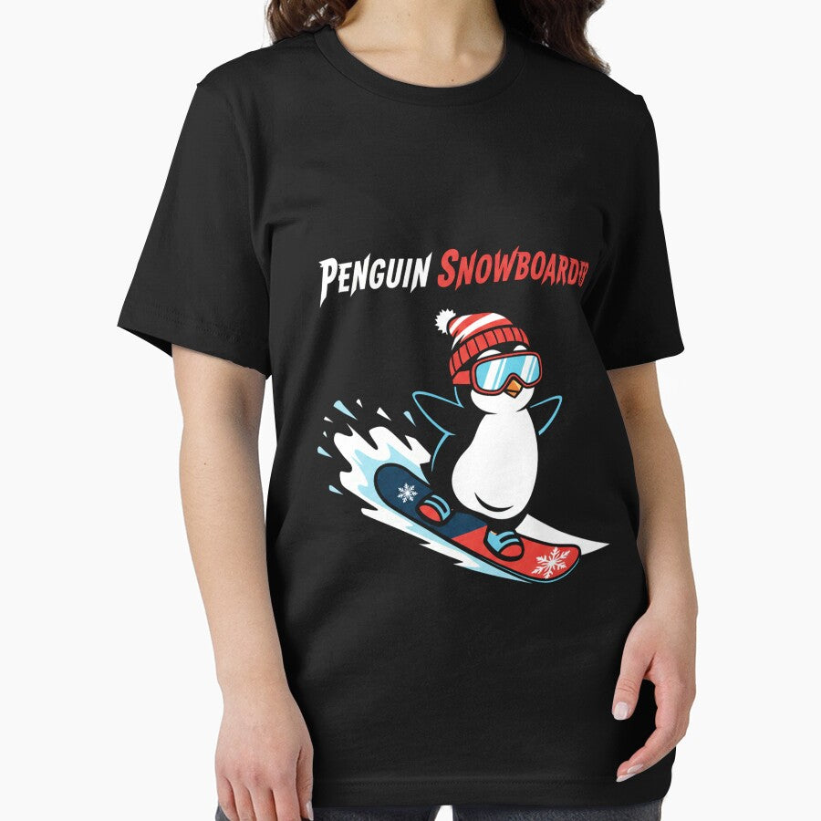 Penguin Snowboarder by Merchifyme2000