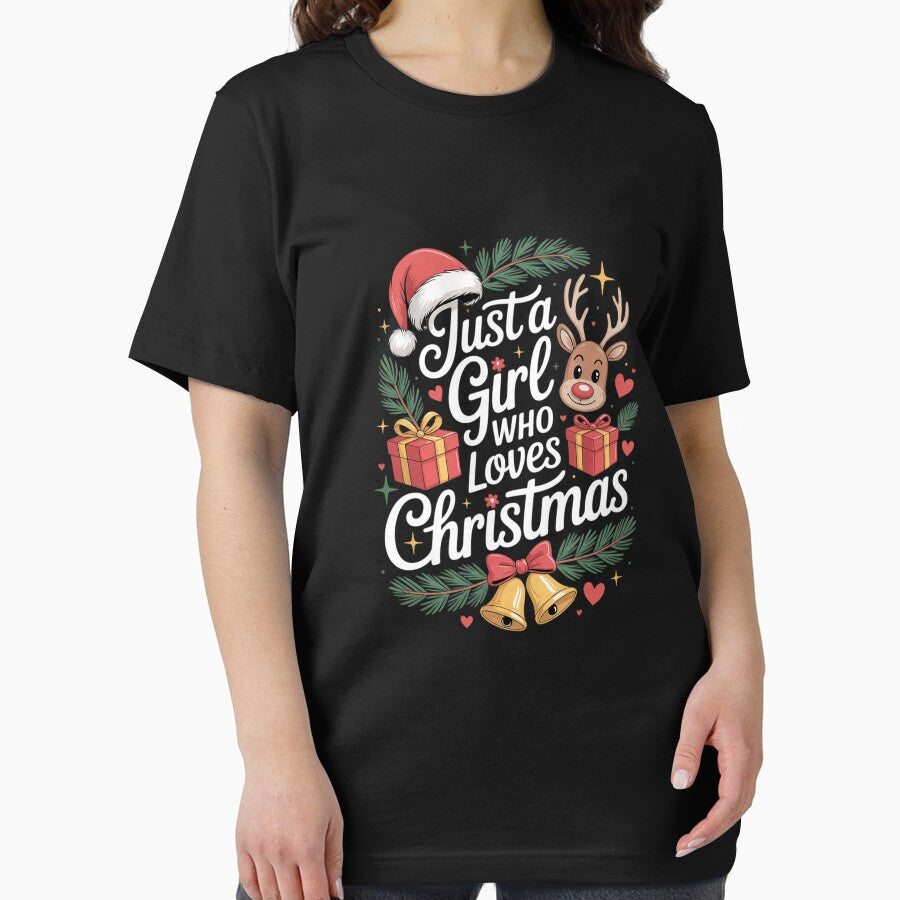 Just A Girl Who Loves Christmas Cute Casual Outfit Lover1 by MathisBellanger