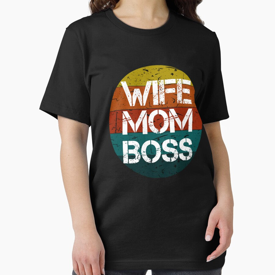 Wife Mom Boss Vintage Retro Gifts by rachidhaz