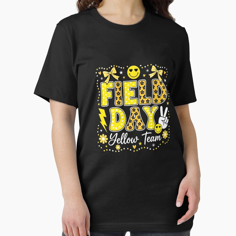 Field Day Yellow Team Funny for Kids Teacher Field Day Games by thomas-frame