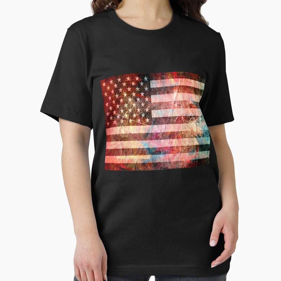 American Flag Art Grunge by enhan