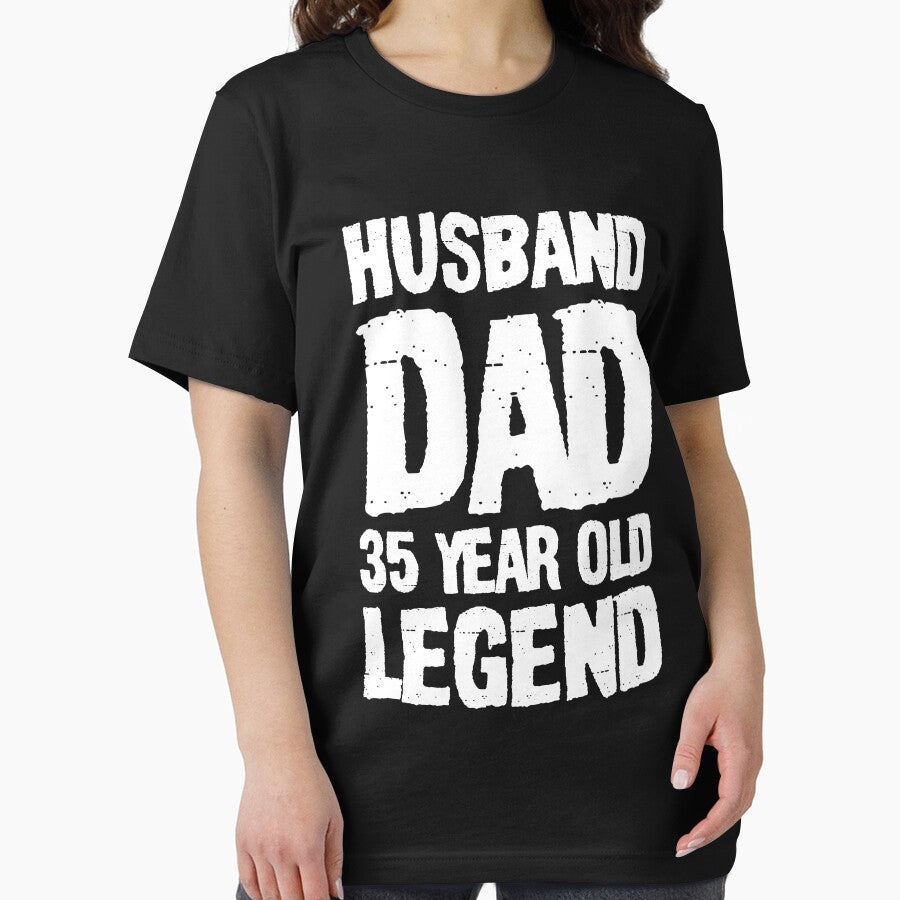 Husband Dad 35 Year Old Legend ,35th Birthday  Gift For Men by DESIGNNOUR