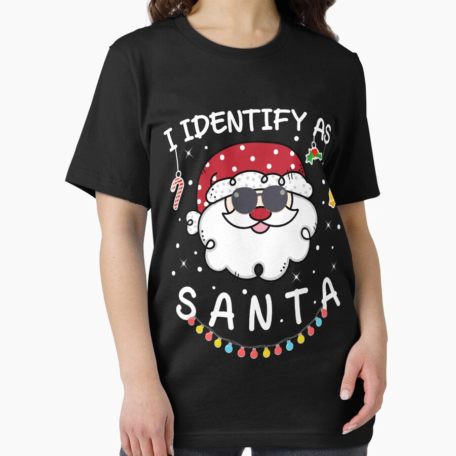 I Identify As Santa Funny Christmas Pajamas For Dad X-Mas by RikoAiba