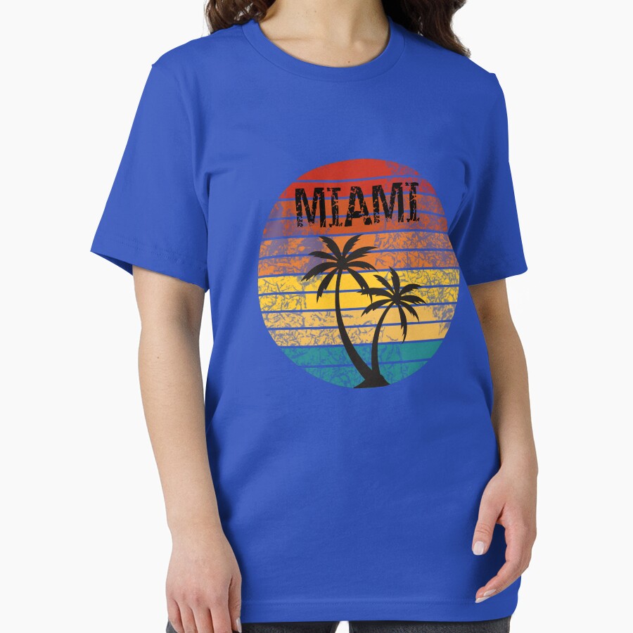 Miami Retro Sunset w/ Skyline by StudioFourty2