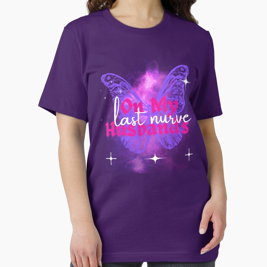 On My Husband's Last Nerve Funny Wifelife Shirt, Honeymoon funny idea Classic T-Shirt by StoreSB