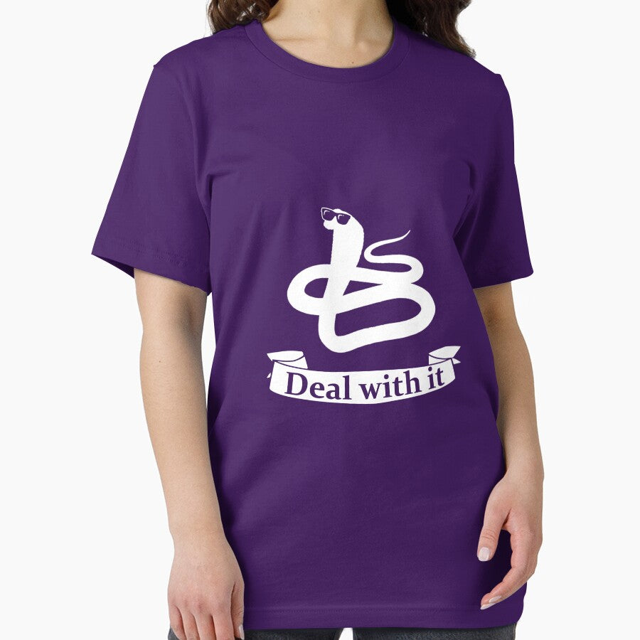 Funny Slogan Deal With It Snake by PopArtdom