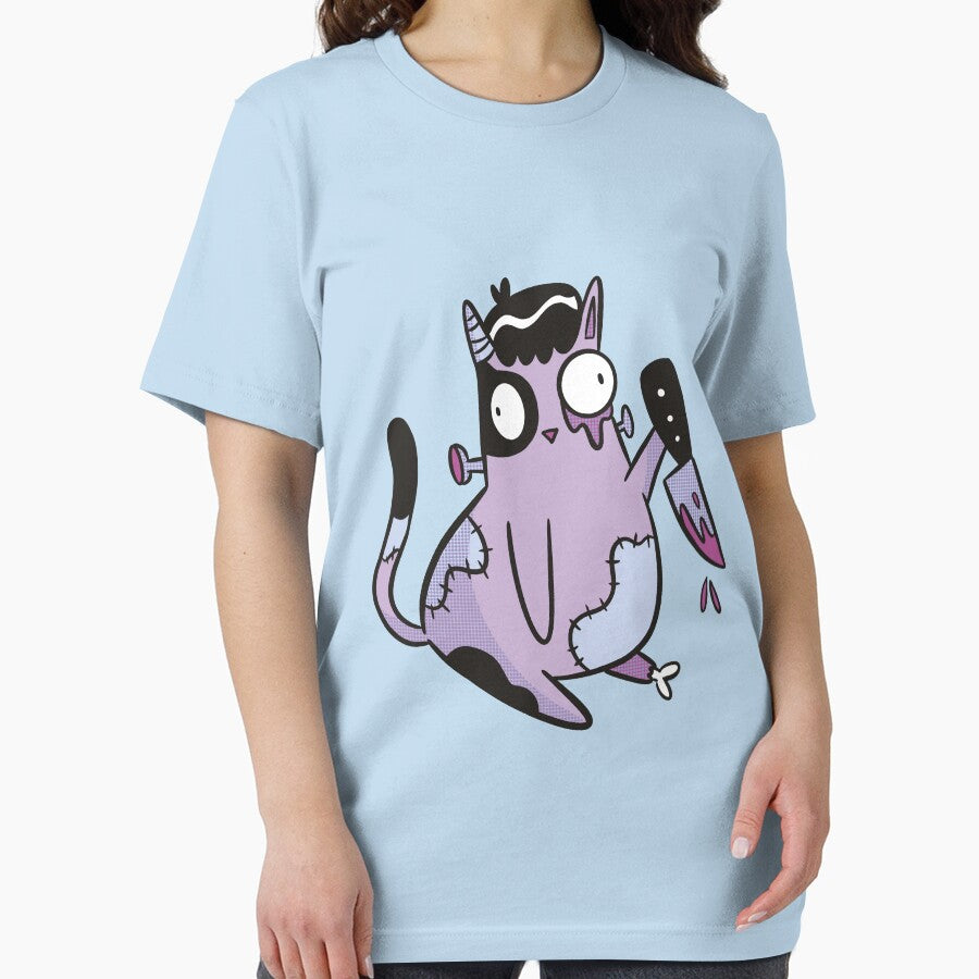 Zombie Frankenstein Cat by bennetthuskers