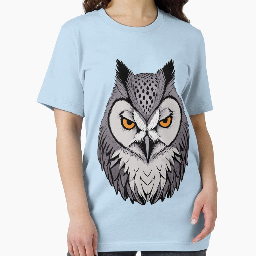Grey Owl Vector Illustration by NordicBadger