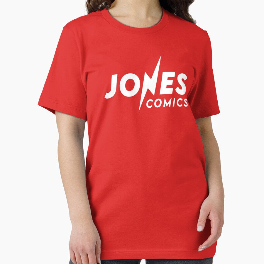 Jones Comics logo white by JonesComics