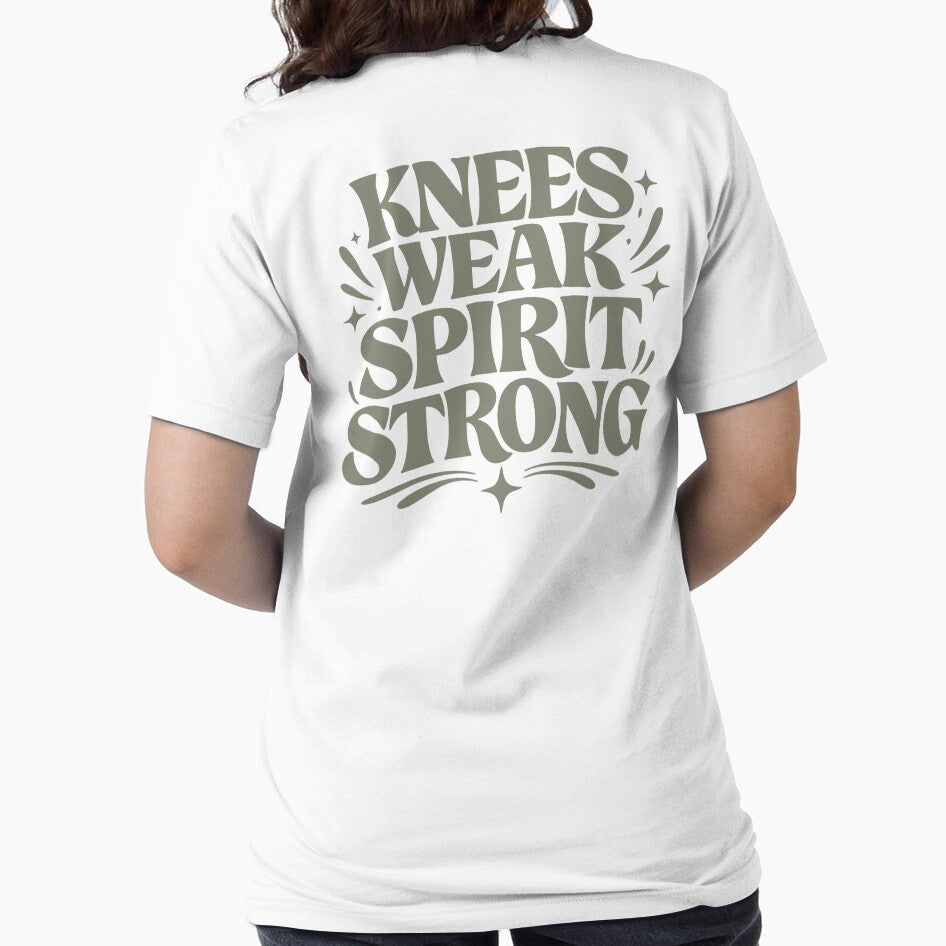 Knees Weak Spirit Strong Funny Festival Shirt Rave Humor Concert Outfit Party Tee by Tattee