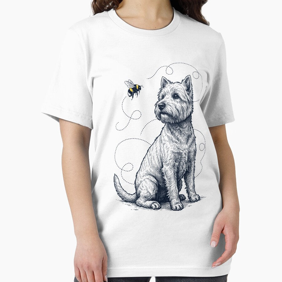 West Highland White Terrier Bumble Bee Honeybee Dog Lover by Kimberley King Art  King Art