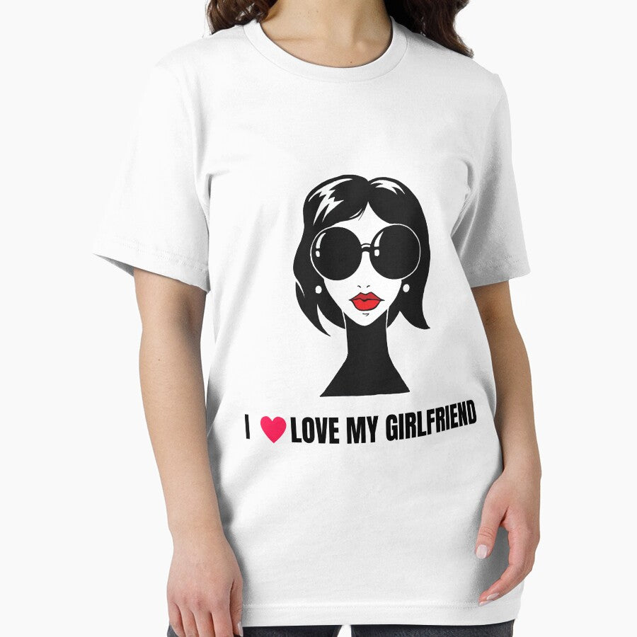 I love my girlfriend shirt, Awesome girlfriend day shirt and perfect gift for girlfriend, Girlfriend day, Gift for her, Cute girlfriend shirt by T. MINISTRY