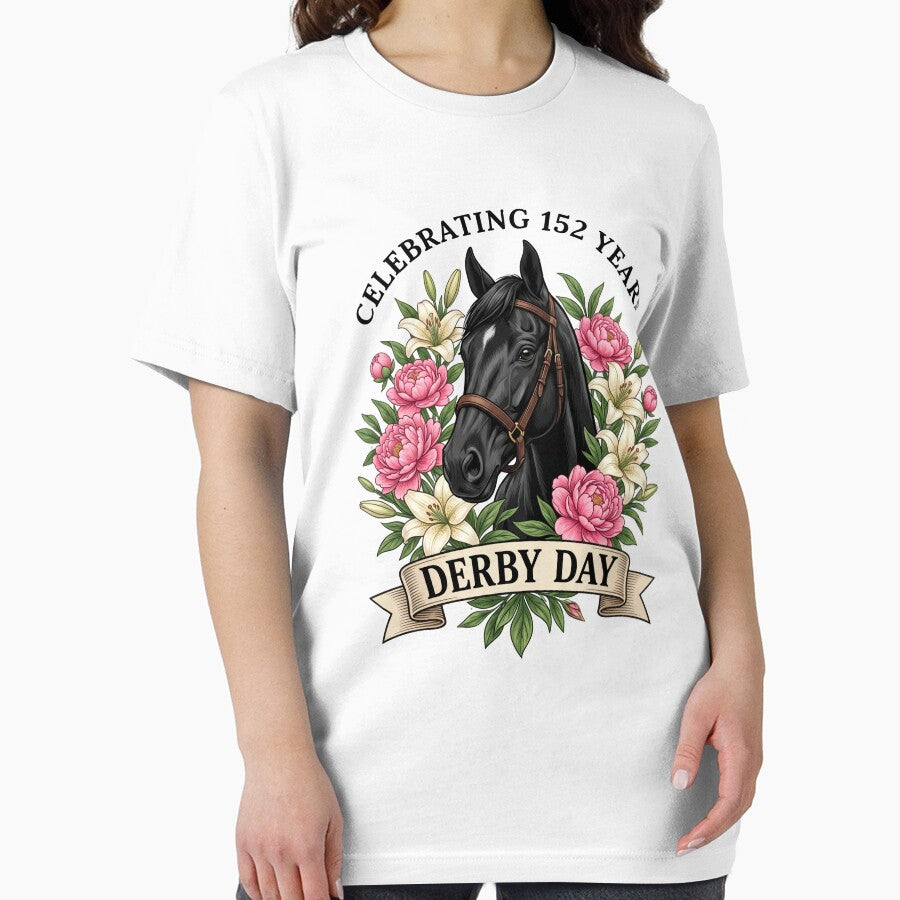 Celebrating 152 Years Derby Day Horse Racing Fan by SofenArt