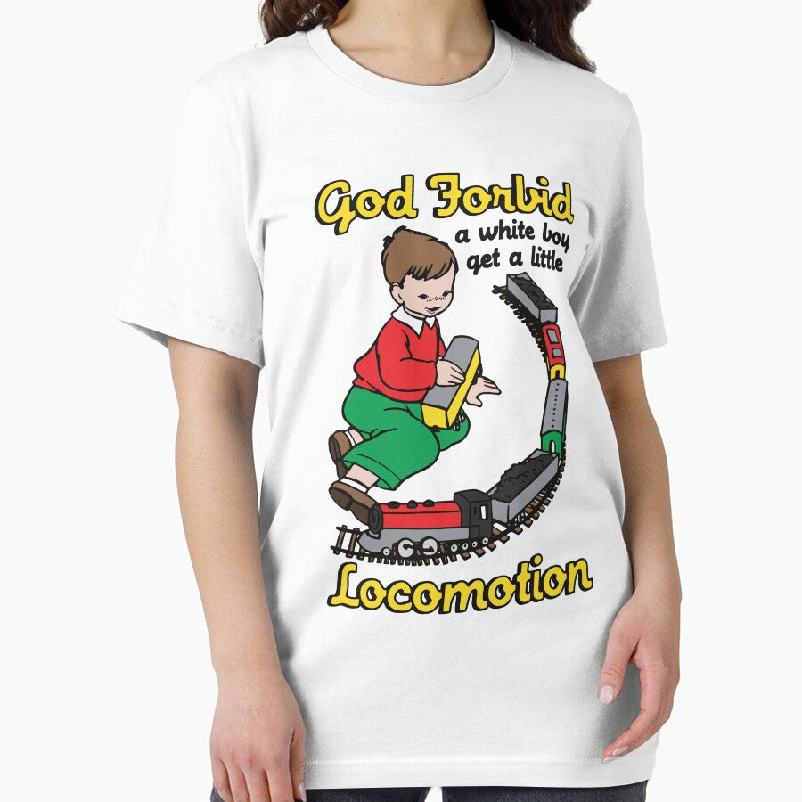 God Forbid A White Boy Have A Little Locomotion Funny Train Lover by Mind-Drift