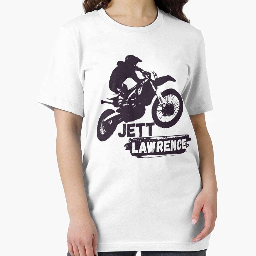 Jett Lawrence Dirt Bike Silhouette Tee by FroggyBaBoy