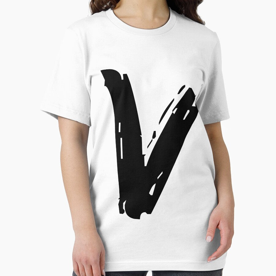 V Gifts STYLE CAPITALS LETTER INITIALS LOGO Retro by LaurynMo