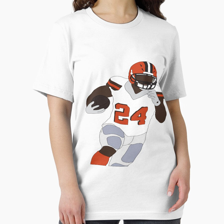 Nick Chubb #24 Cleveland Browns RB by Jasen Black