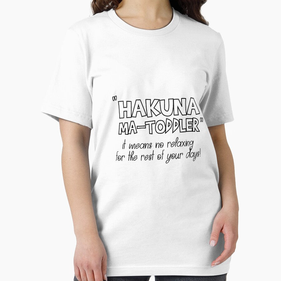 Hakuna Matoddler Funny Saying for Toddler Moms by soukainam ART