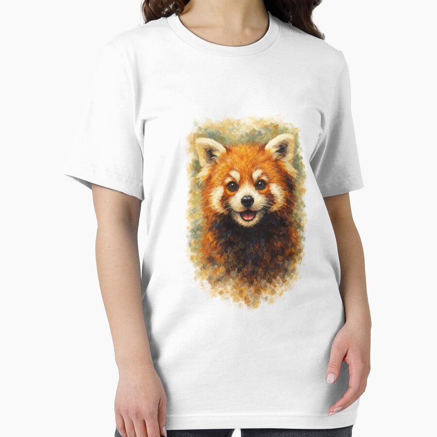 Oil Painting Impressionist Red Panda Graphic - Premium Design by sabily
