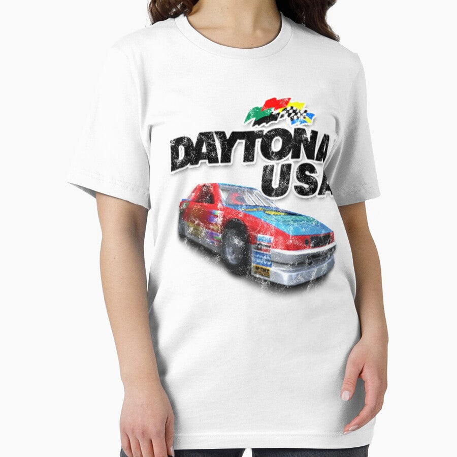 Daytona USA Distressed Car Logo by StebopDesigns