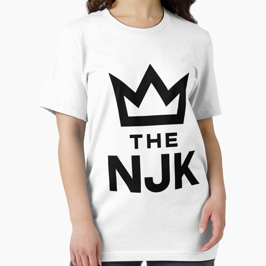 THE NJK T-shirt – Minimalist Crown Logo – Authentic Streetwear by VIBE CRAFT STUDIO
