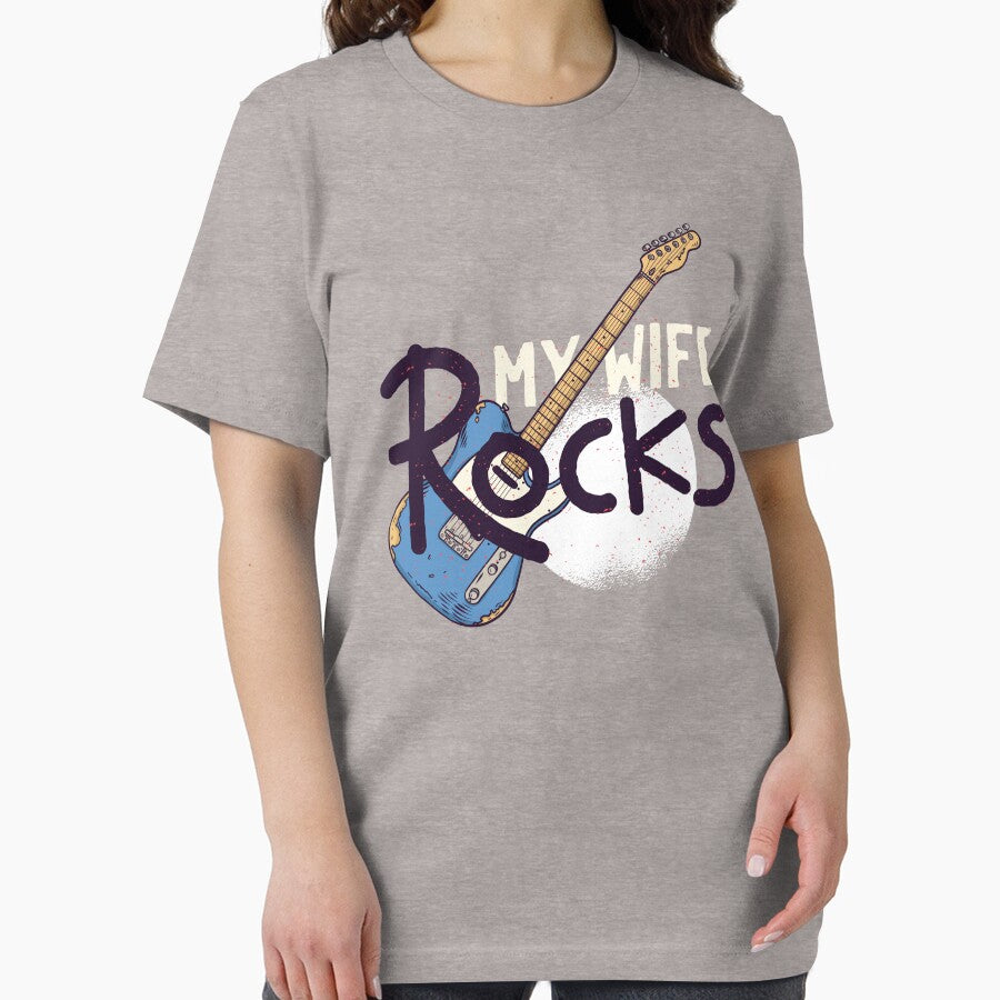 My Wife Rocks Funny and Cool T-Shirt by martinoz