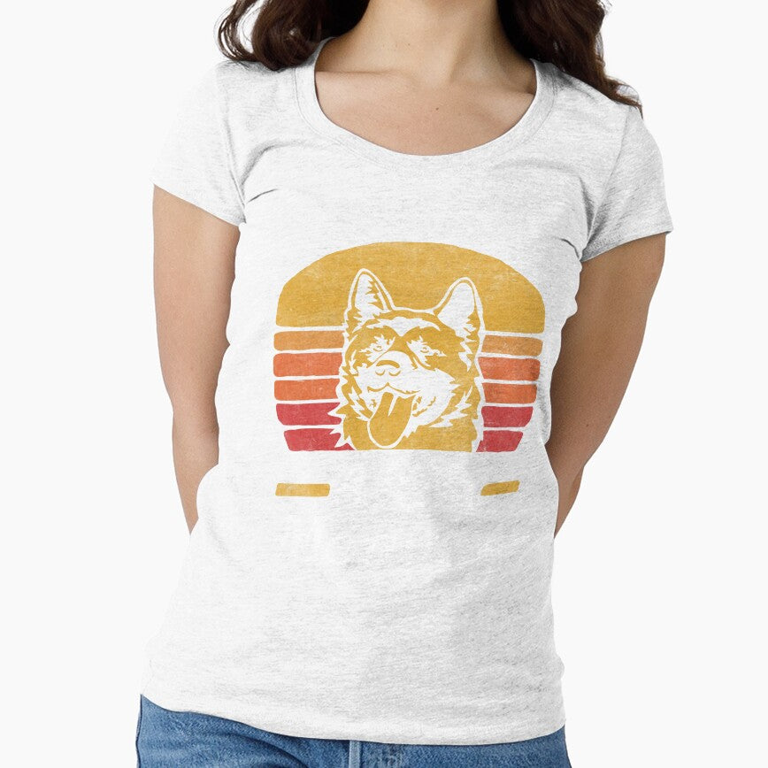 Retro Vintage American Akita Mommy by More Cute Dogs