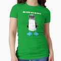 My eyes are up here! Light Text by lyricalshirts