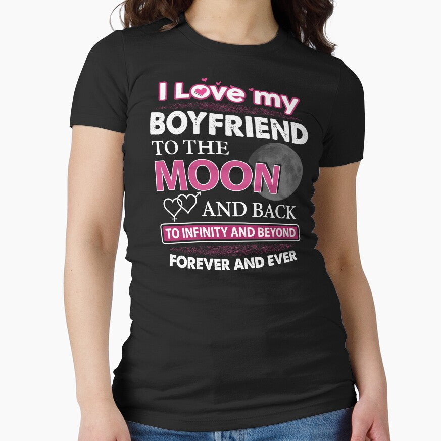 I Love My Boyfriend To The Moon And Back by niceredtee
