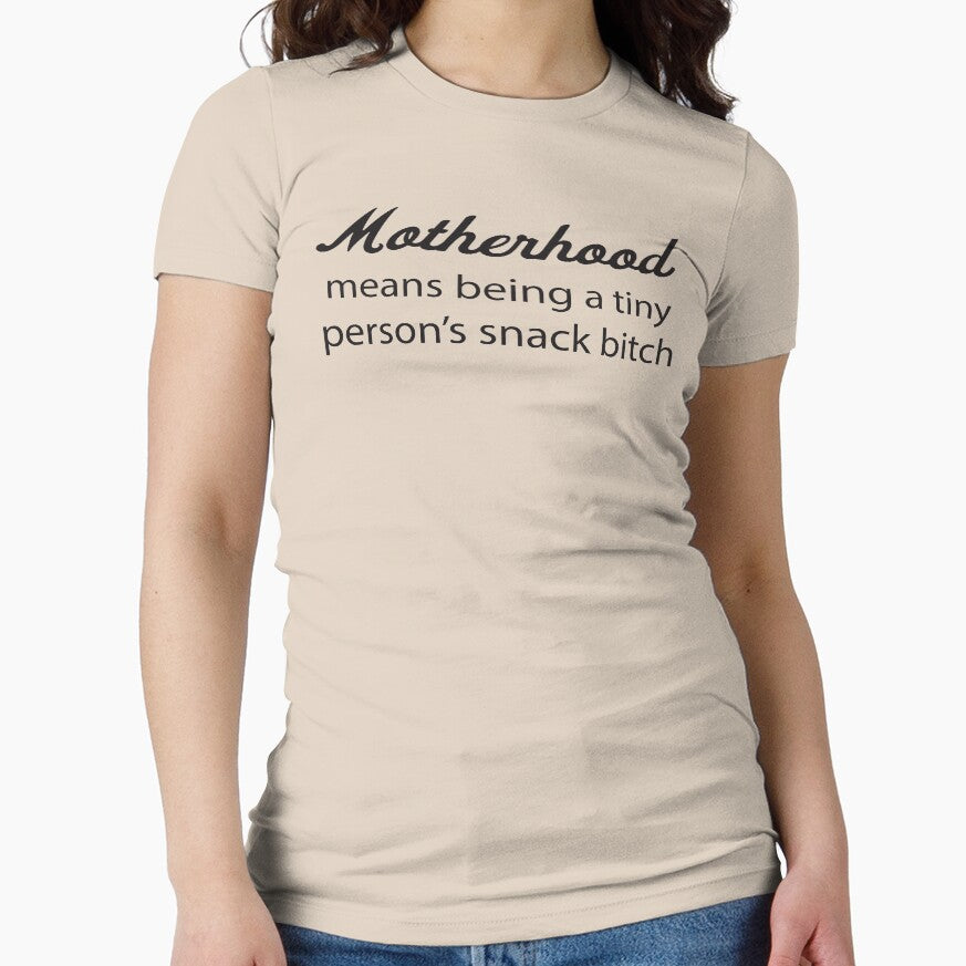 Mom really means snack bitch - Mother's Day T-shirt by RoguePixel