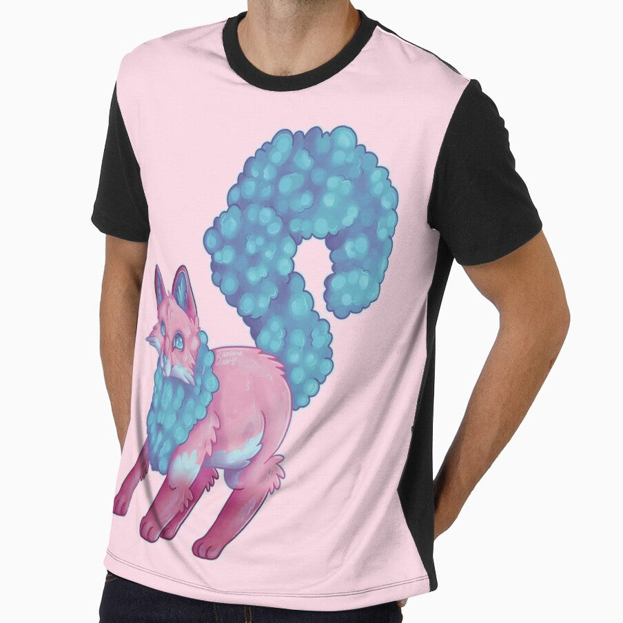 Cotton Candy Fox (Pink) by BananaBearDraws