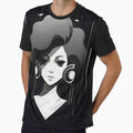 Girl with headphones on by Gallery-Wending