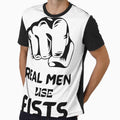Real Men Use Fists Sticker by Zafer3
