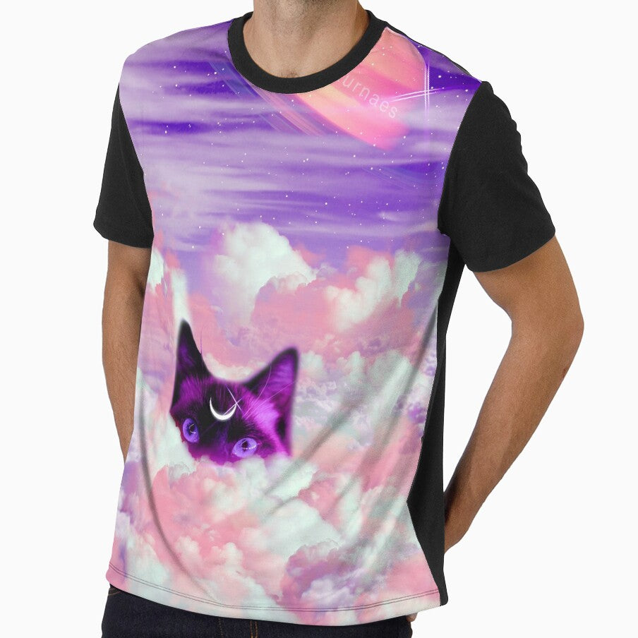 Cat in the Clouds - Luna - Sunlight in the Purple Clouds by SATVRNAES  DESIGNS