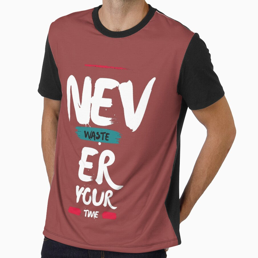 Never waste your time motivational Design by Catchy Catch