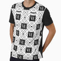 Monogram Old Money Black White Pattern by Ve & Co