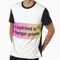 My Boyfriend is my Passenger Princess Bumper Sticker by kmdesigns17