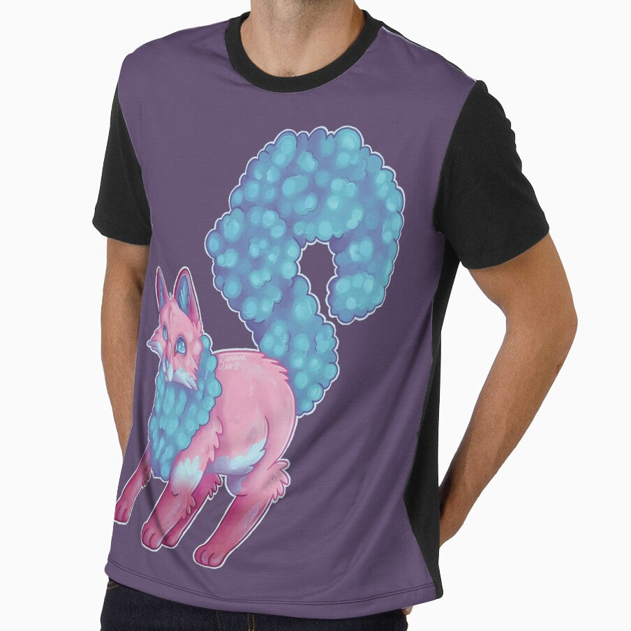 Cotton Candy Fox (Purple) by BananaBearDraws