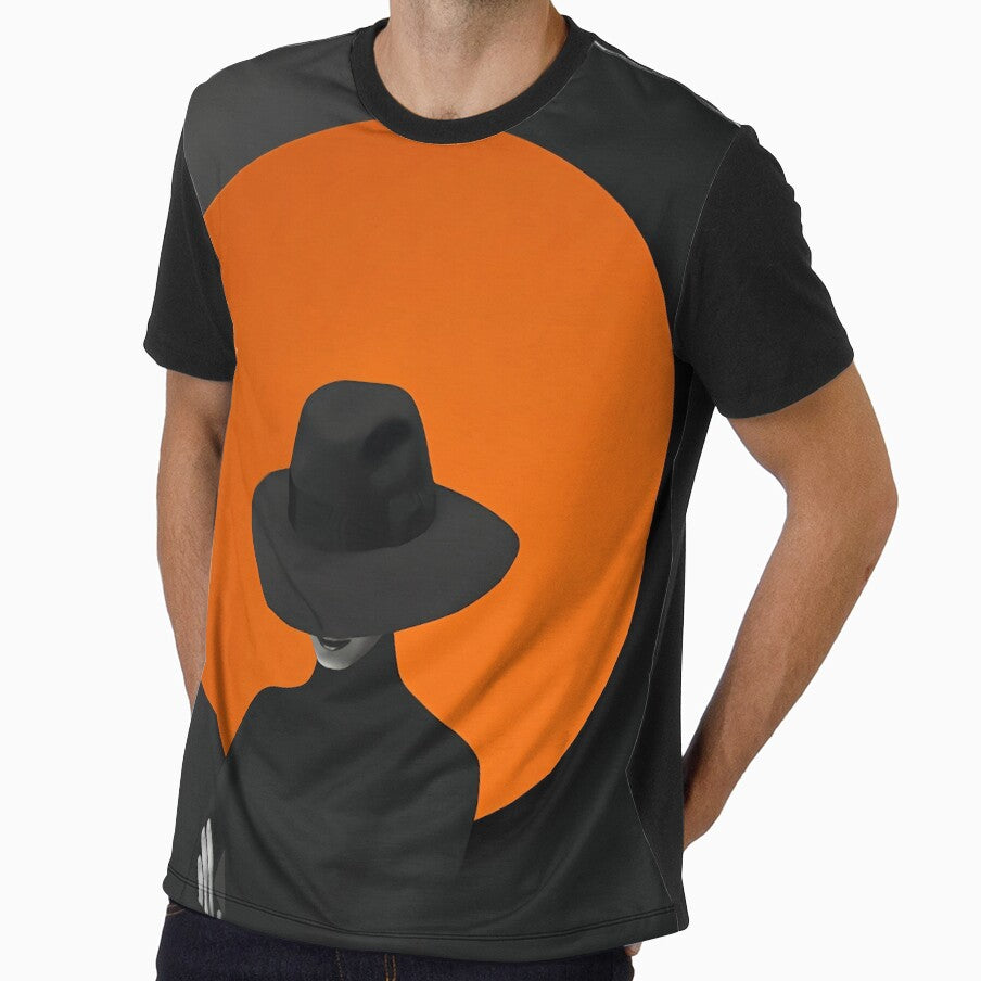 THE WOMAN WITH HAT, PRINT DESIGN by DegoPine  Art Studio