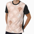 Elegant marble cotton candy fans in rose gold by marbleco