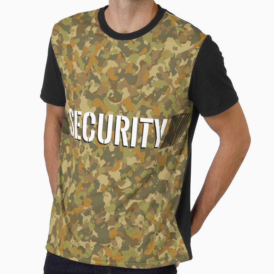 SECURITY TYPE ON ARMY BACKGROUND by #mossasdesign