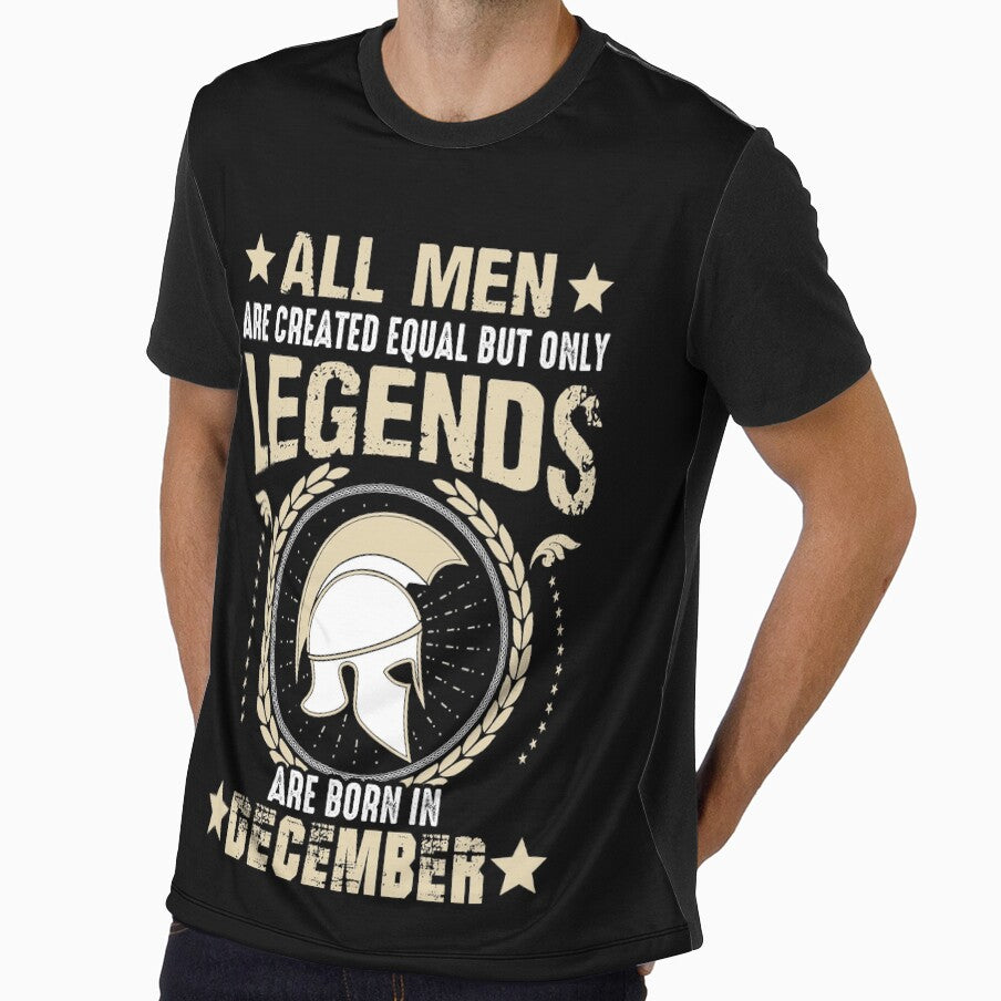 All Man Are Created Equal But Only Legends Are Born In December by Qudkin