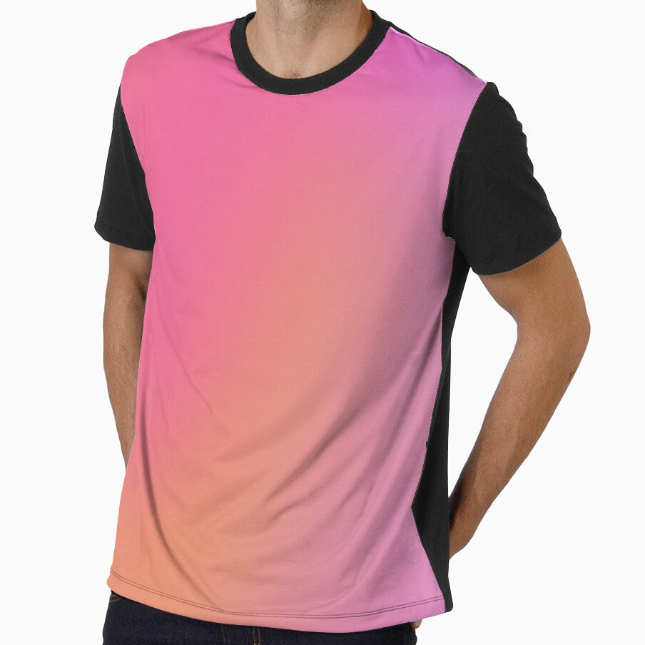 Dreamy Pink and Orange Gradient by valerafafer