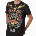 Daruma Skull with Katana's by BEASTMEDIA