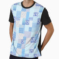 blue patchwork by SKULLARTISTRY